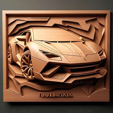 3D модель Lamborghini Asterion (STL)
